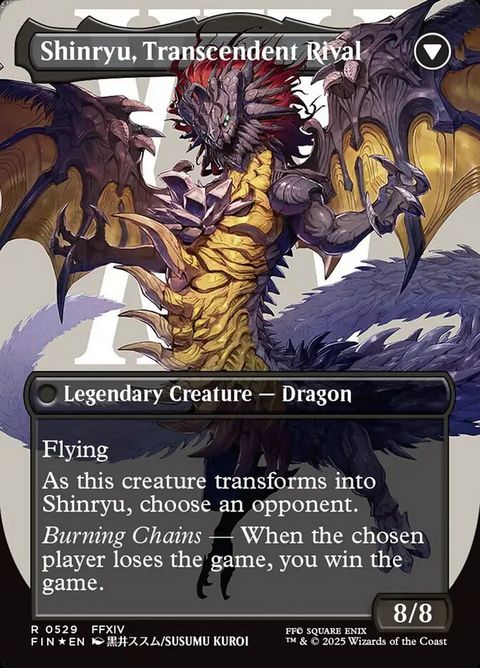 Zenos yae Galvus // Shinryu, Transcendent Rival (529) - Surge-Foil - Image 2