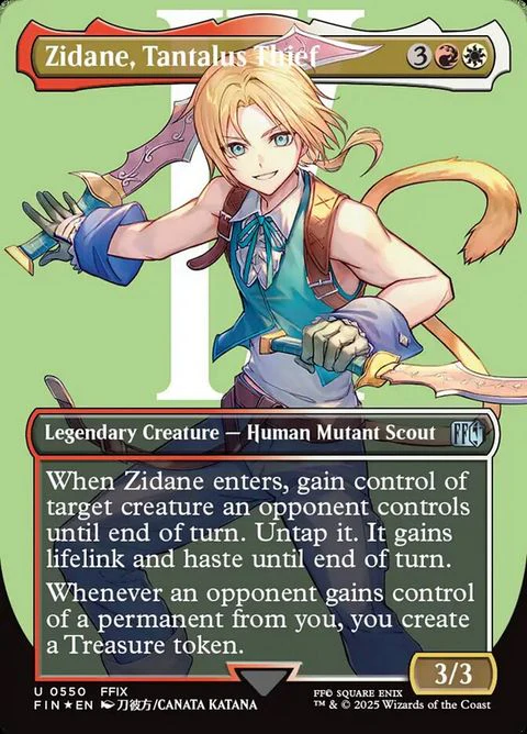 Zidane, Tantalus Thief (550) - Surge-Foil