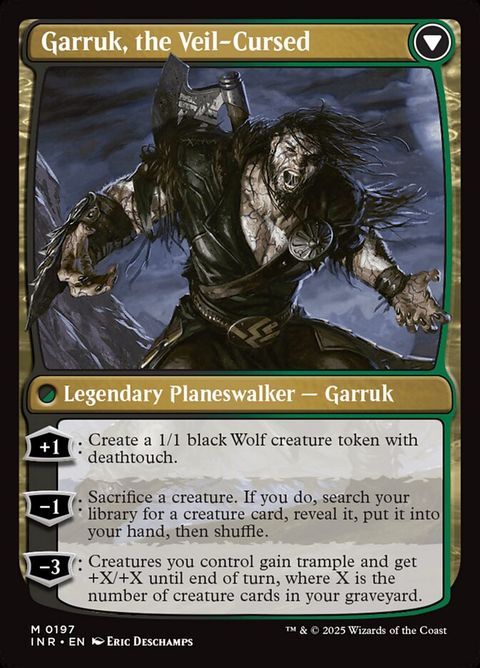 Garruk Relentless // Garruk, the Veil-Cursed (197) - Image 2