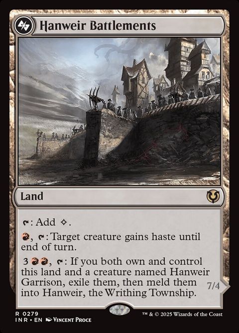 Hanweir Battlements // Hanweir, the Writhing Township (279)