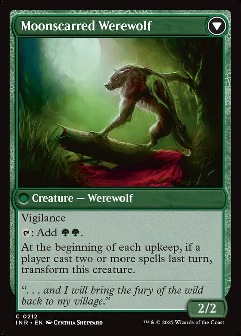 Scorned Villager // Moonscarred Werewolf (212) - Image 2