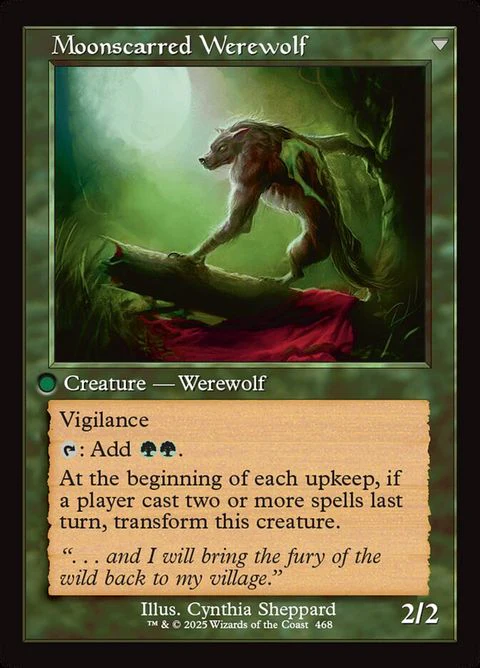 Scorned Villager // Moonscarred Werewolf (468) - Image 2