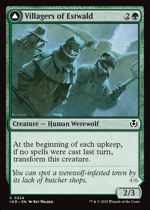 Villagers of Estwald // Howlpack of Estwald (224)