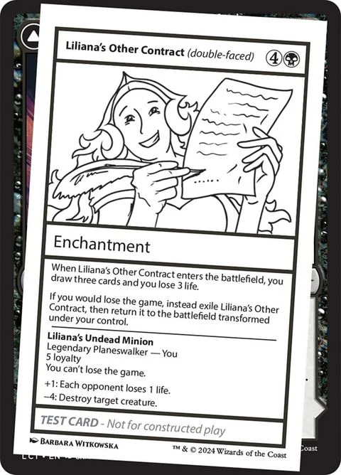 Liliana's Other Contract // Liliana's Undead Minion (999-LOC)