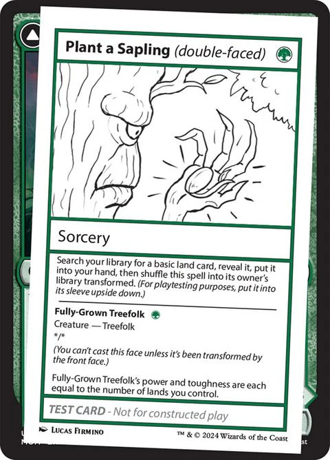 Plant a Sapling // Fully-Grown Treefolk (344)