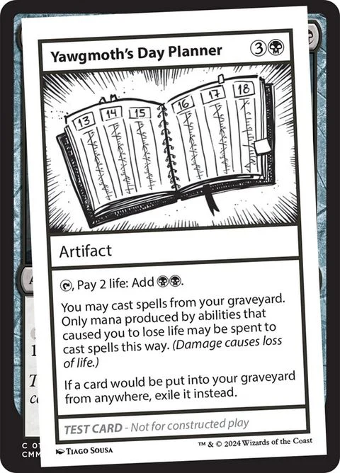 Yawgmoth's Day Planner (319)