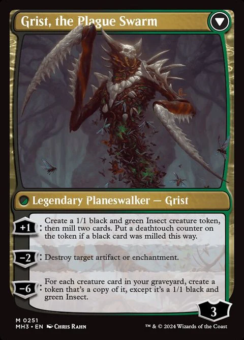Grist, Voracious Larva // Grist, the Plague Swarm (251) - Image 3