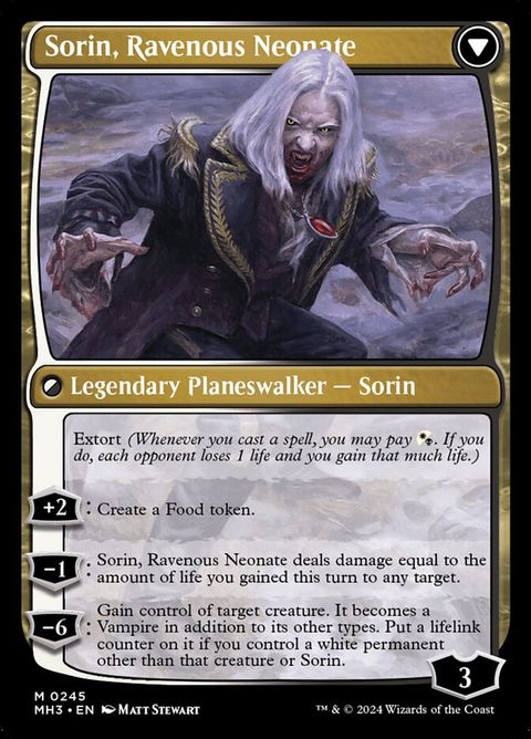 Sorin of House Markov // Sorin, Ravenous Neonate (245) - Image 3