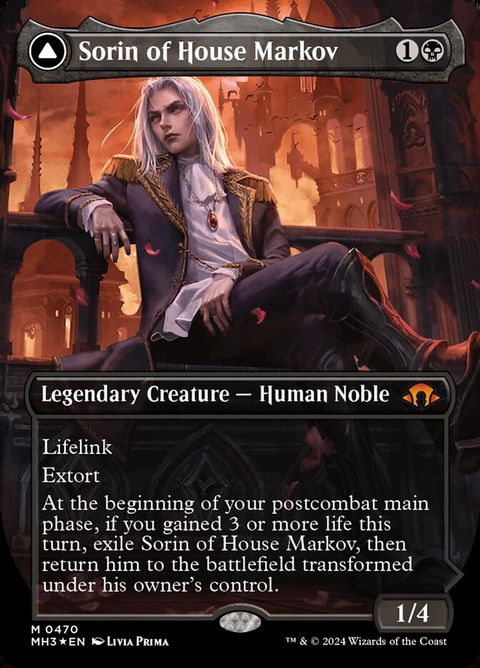 Sorin of House Markov // Sorin, Ravenous Neonate (470) - Textured-Foil