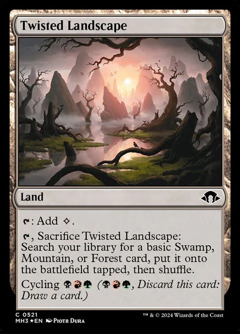 Twisted Landscape (521) - Ripple-Foil