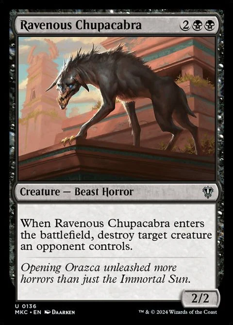 Ravenous Chupacabra (136)