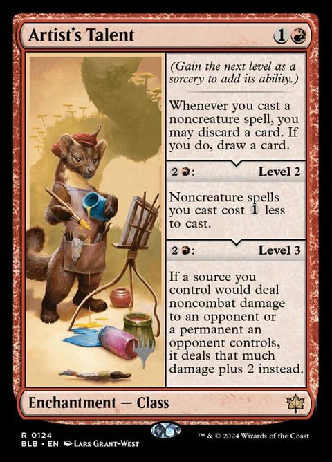 Artist's Talent (124p) - Planeswalker Stamped