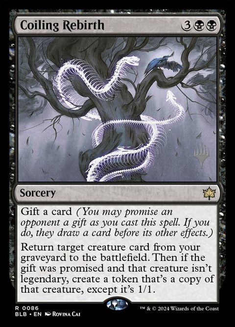 Coiling Rebirth (86p) - Planeswalker Stamped