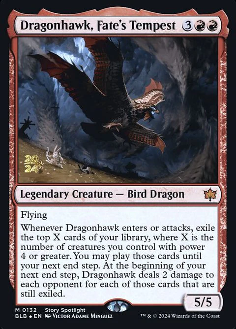 Dragonhawk, Fate's Tempest (132s) - Date Stamped