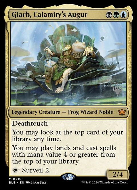 Glarb, Calamity's Augur (215p) - Planeswalker Stamped