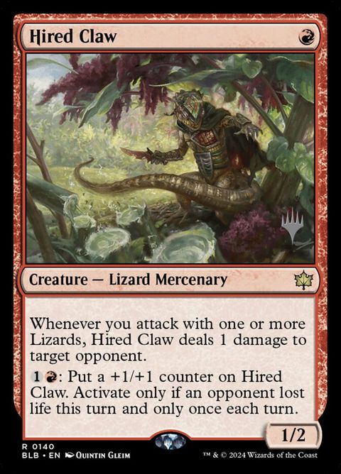 Hired Claw (140p) - Planeswalker Stamped