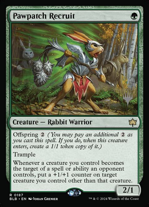 Pawpatch Recruit (187p) - Planeswalker Stamped