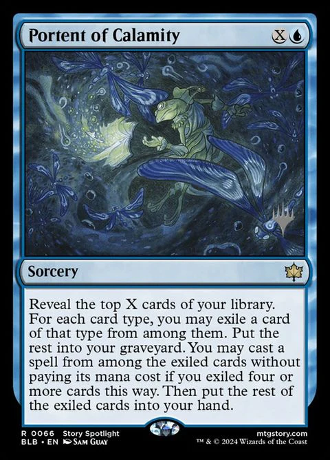 Portent of Calamity (66p) - Planeswalker Stamped