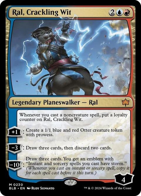 Ral, Crackling Wit (230p) - Planeswalker Stamped