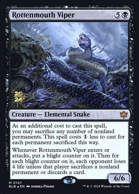 Rottenmouth Viper (107s) - Date Stamped