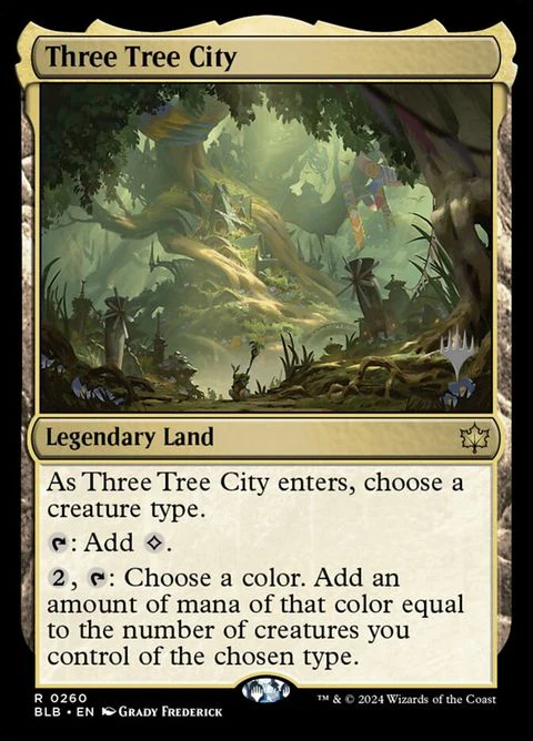 Three Tree City (260p) - Planeswalker Stamped
