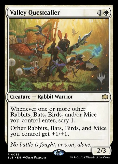 Valley Questcaller (36p) - Planeswalker Stamped