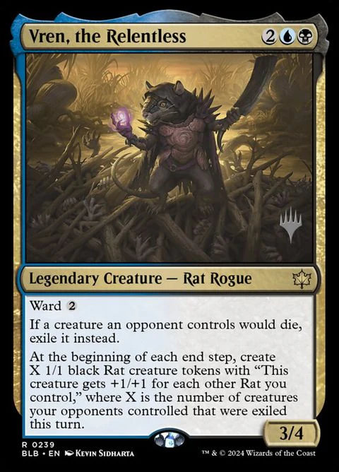 Vren, the Relentless (239p) - Planeswalker Stamped