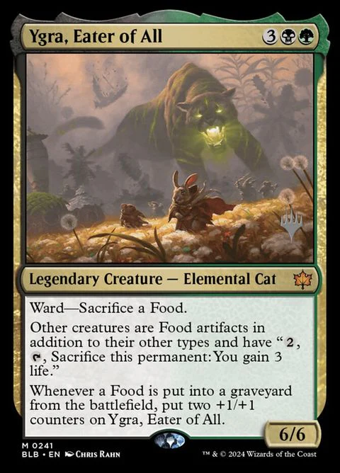 Ygra, Eater of All (241p) - Planeswalker Stamped