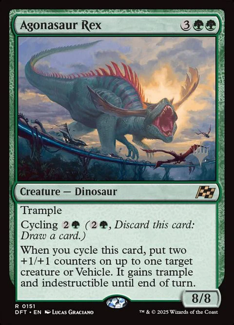Agonasaur Rex (151p) - Planeswalker Stamped