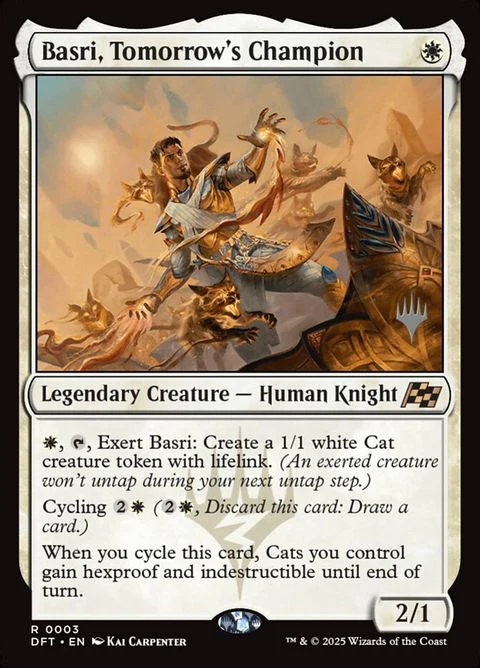 Basri, Tomorrow's Champion (3p) - Planeswalker Stamped
