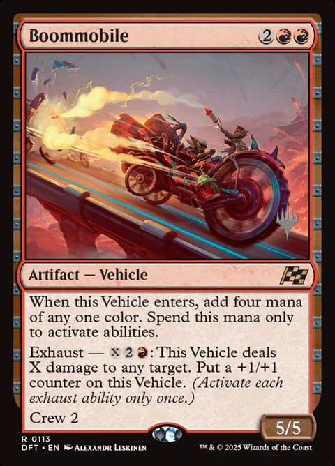 Boommobile (113p) - Planeswalker Stamped
