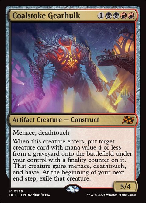 Coalstoke Gearhulk (198p) - Planeswalker Stamped