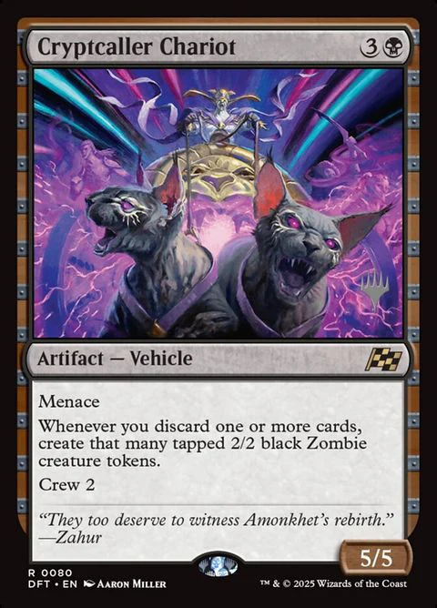 Cryptcaller Chariot (80p) - Planeswalker Stamped