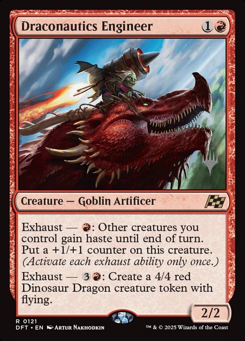 Draconautics Engineer (121p) - Planeswalker Stamped