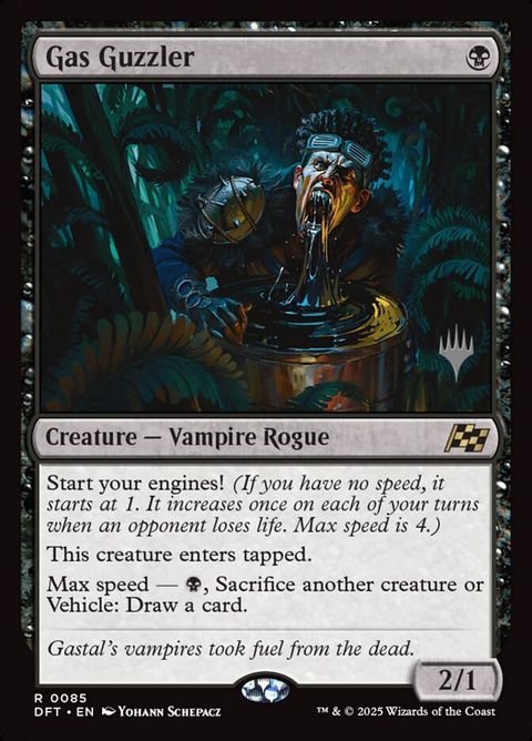 Gas Guzzler (85p) - Planeswalker Stamped