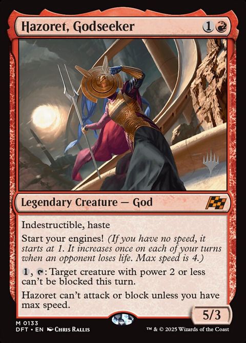 Hazoret, Godseeker (133p) - Planeswalker Stamped