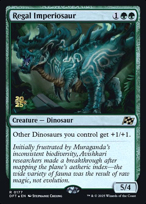 Regal Imperiosaur (177s) - Date Stamped