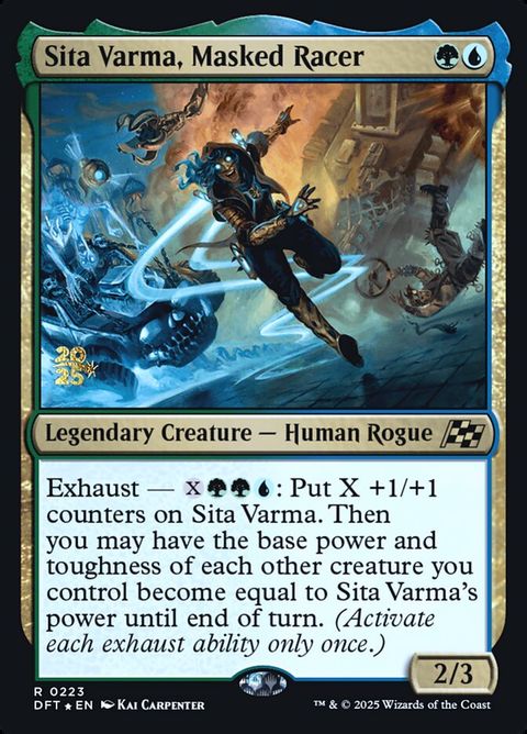 Sita Varma, Masked Racer (223s) - Date Stamped