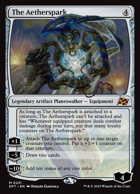 The Aetherspark (231p) - Planeswalker Stamped