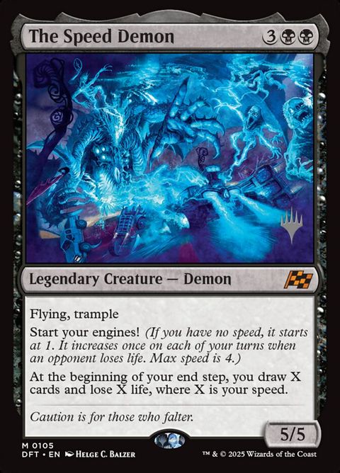 The Speed Demon (105p) - Planeswalker Stamped
