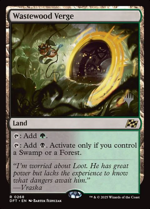 Wastewood Verge (268p) - Planeswalker Stamped