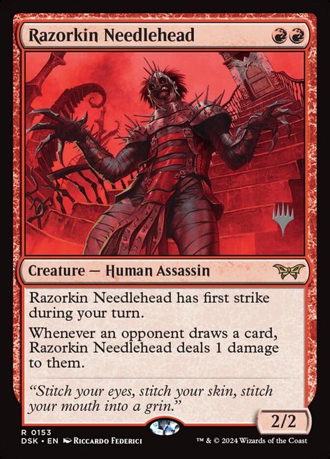 Razorkin Needlehead (153p) - Planeswalker Stamped