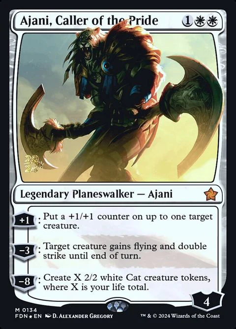 Ajani, Caller of the Pride (134s) - Date Stamped
