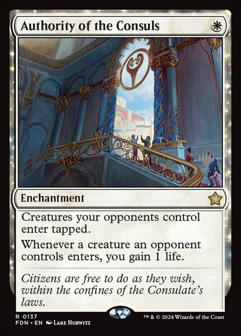 Authority of the Consuls (137p) - Planeswalker Stamped