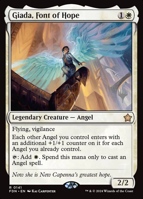 Giada, Font of Hope (141p) - Planeswalker Stamped