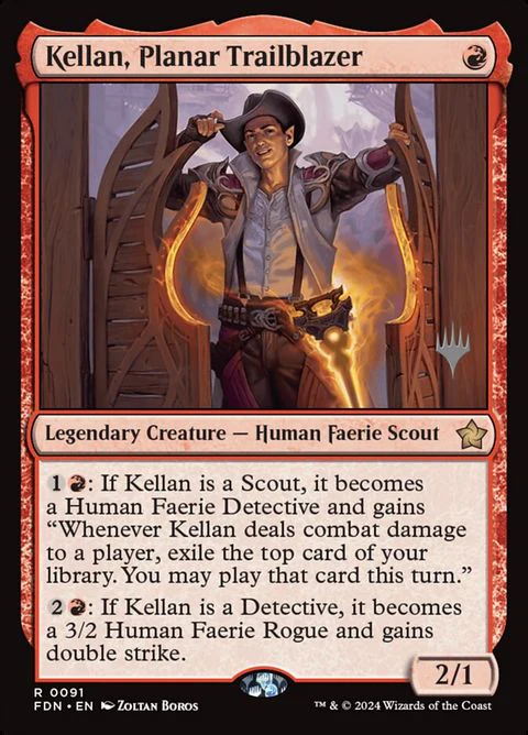 Kellan, Planar Trailblazer (91p) - Planeswalker Stamped