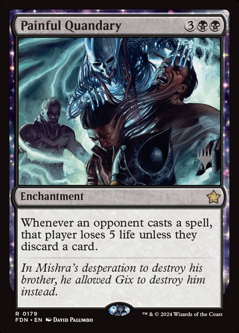 Painful Quandary (179p) - Planeswalker Stamped