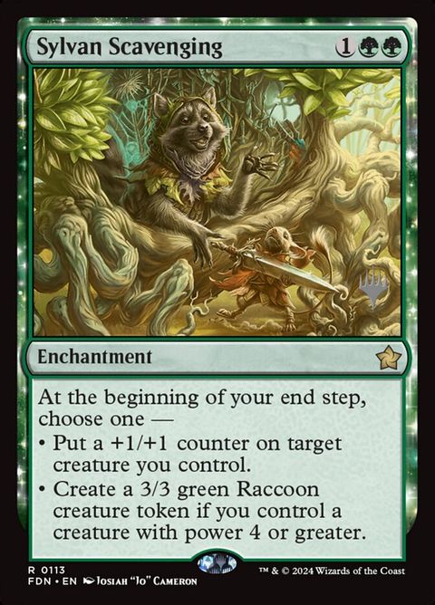 Sylvan Scavenging (113p) - Planeswalker Stamped
