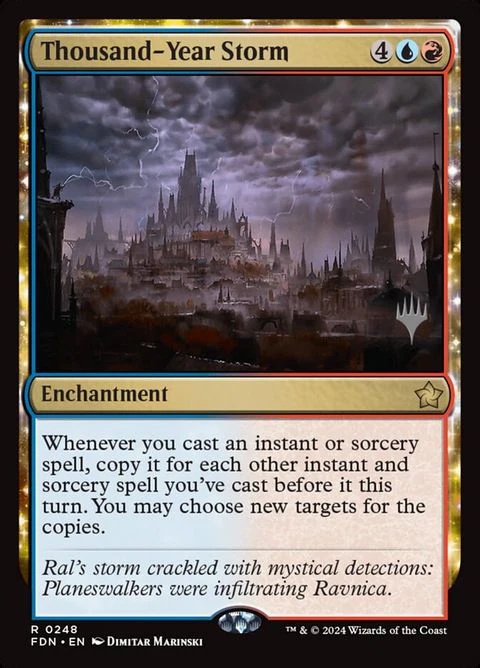 Thousand-Year Storm (248p) - Planeswalker Stamped