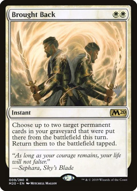 Brought Back (9p) - Planeswalker Stamped
